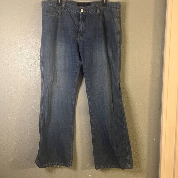 Calvin Klein Jeans 36 Bootcut Medium Wash Straight Leg Women's - Picture 1 of 11